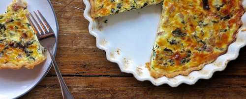 Holiday Breakfast Tart With Sausage And Kale 